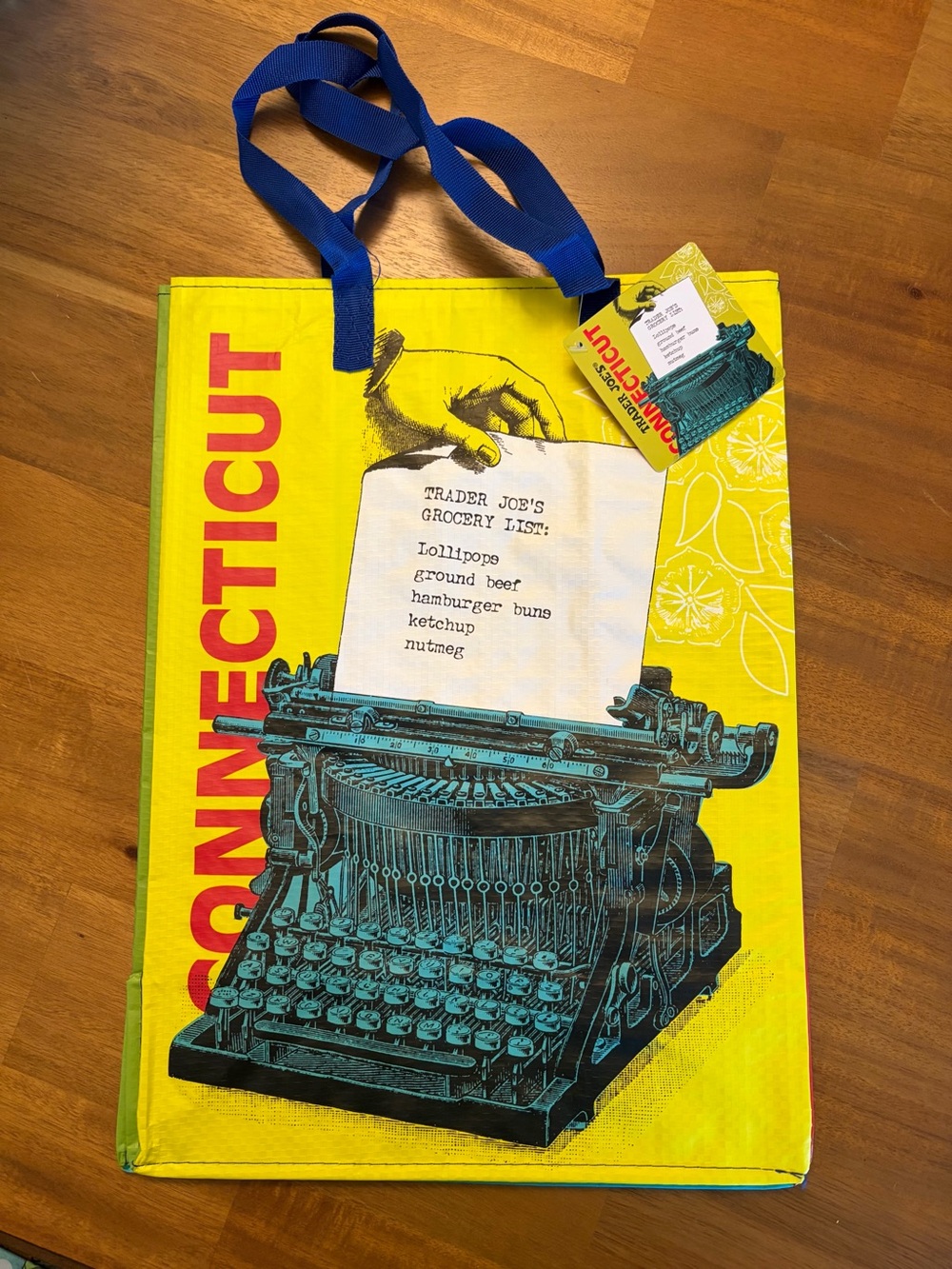Trader Joe's Connecticut Reusable Tote